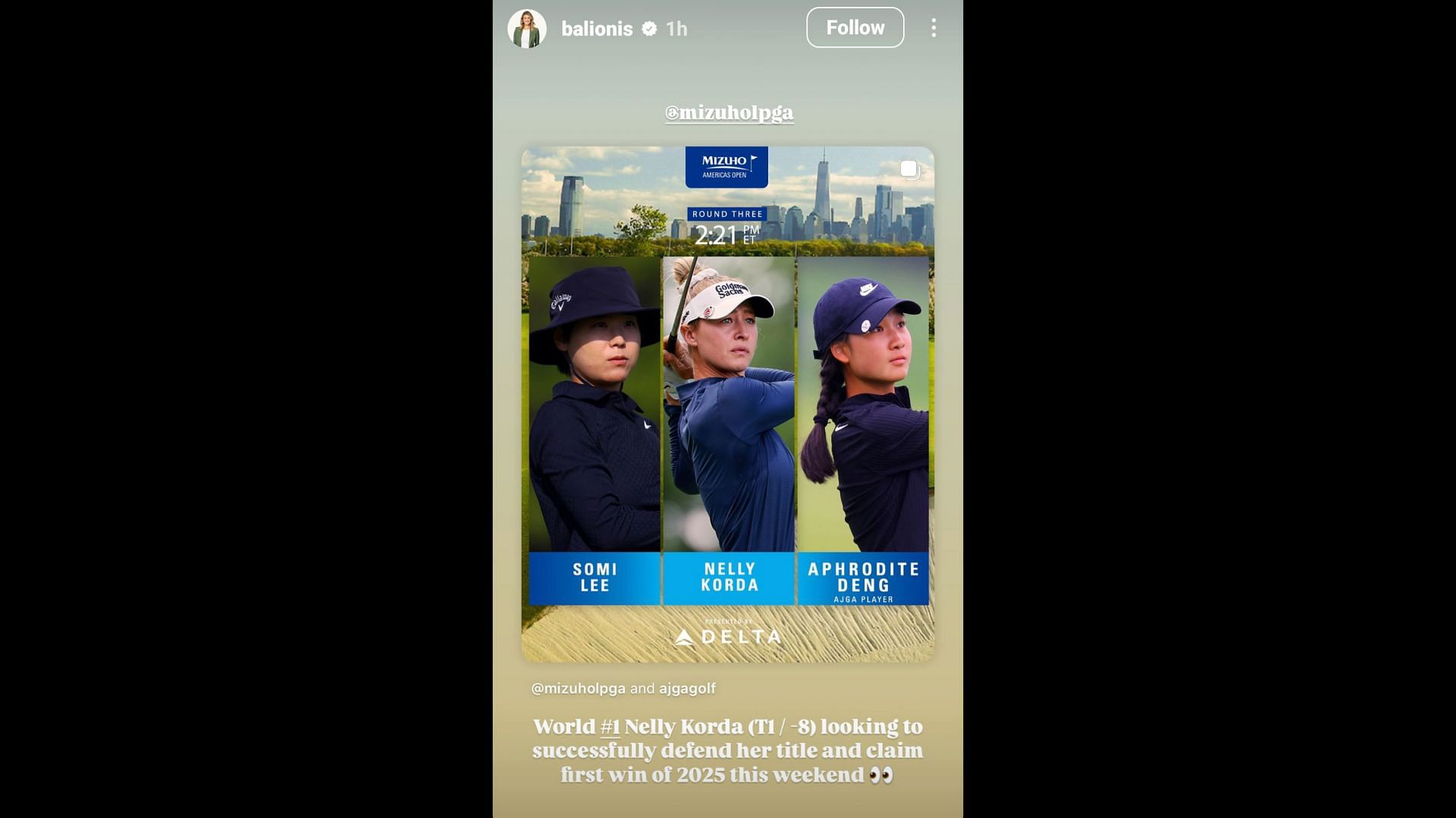 Screenshot from Balionis Instagram story/IG: @balionis